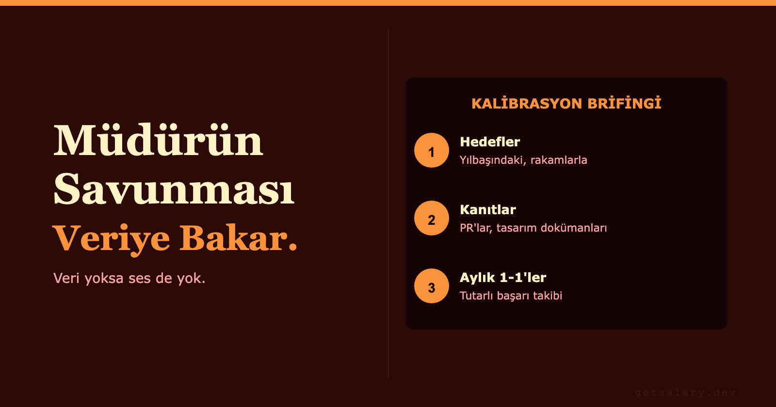 Performans Görüşmesini Müdürün Açısından Düşün