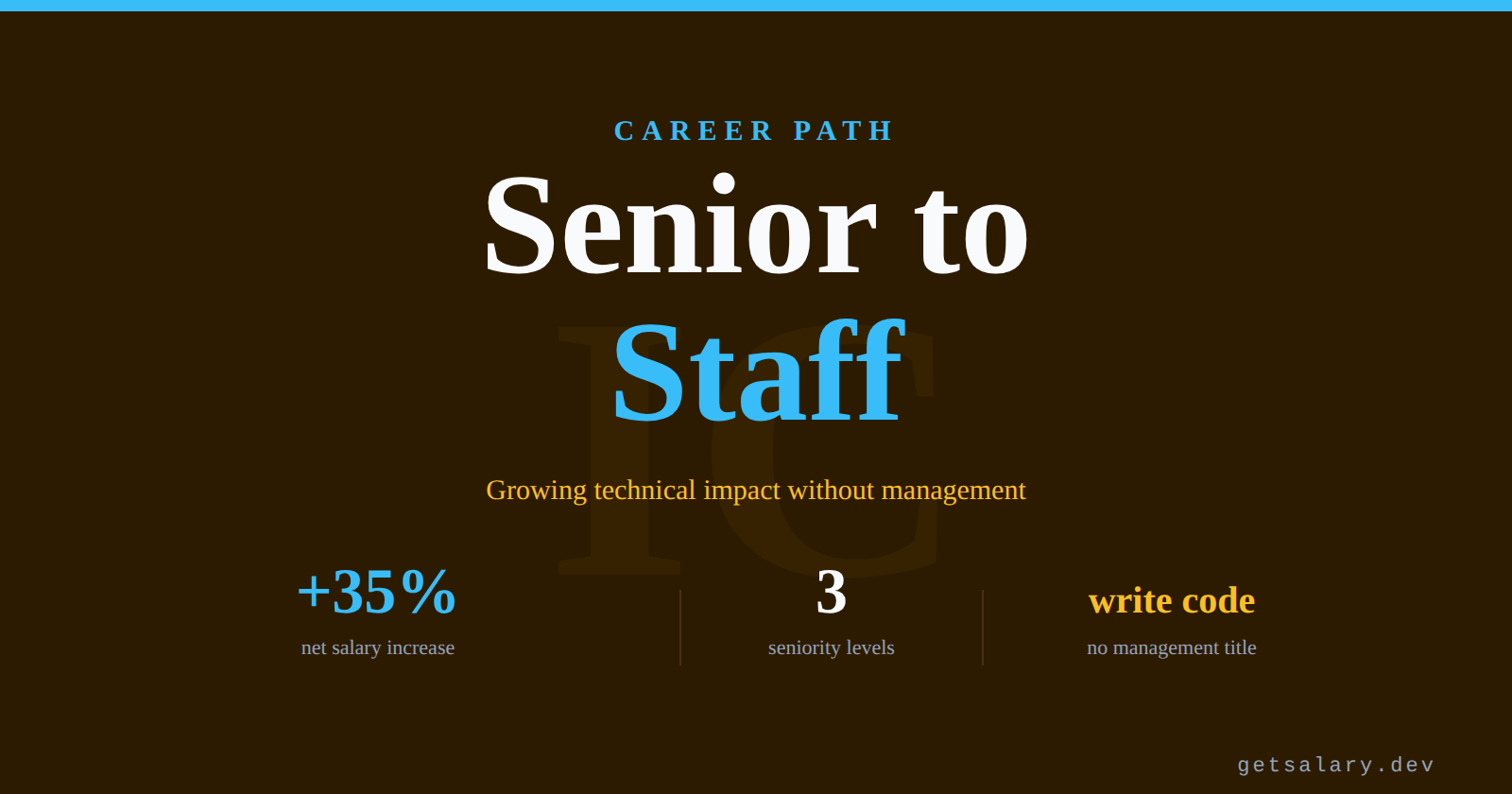 Senior to Staff - Growing on the IC Track