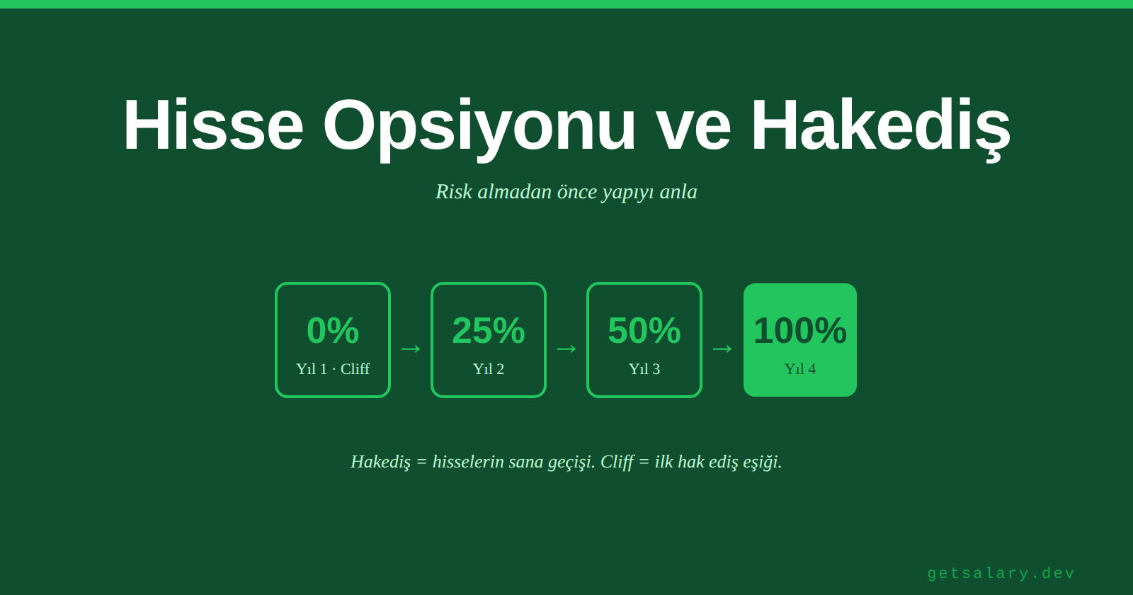 Hisse Opsiyonu, ESOP, RSU - Maaş mı, Kumar mı?