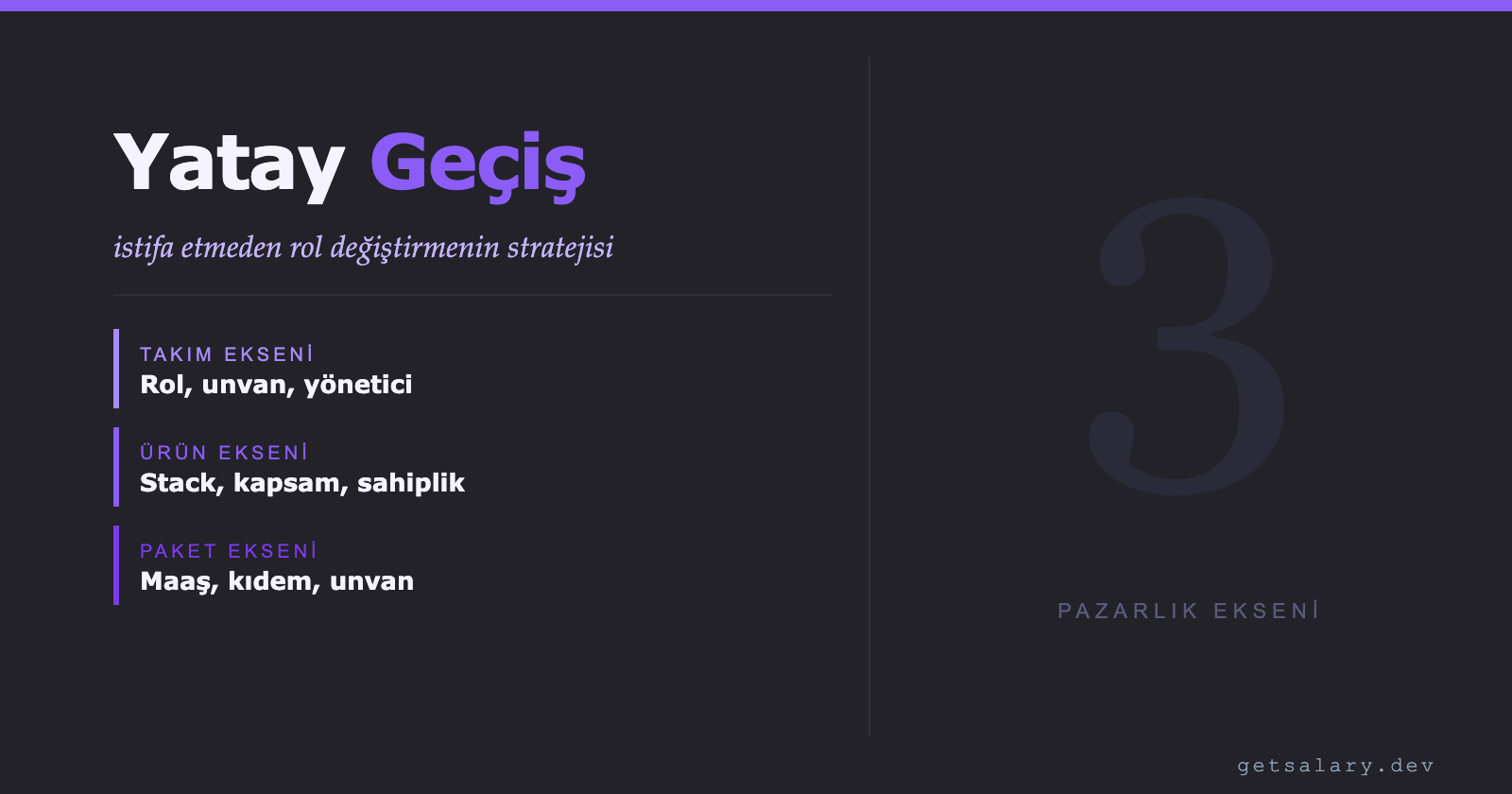 Yatay Geçiş Pazarlığı - Takım veya Ürün Değiştirmenin Stratejisi